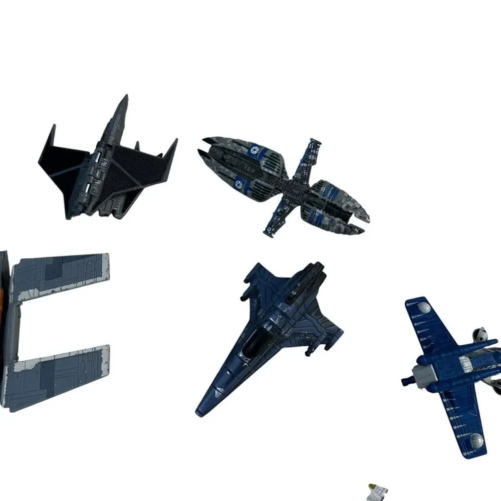 Lot of 12 Star Wars Miniatures Ships